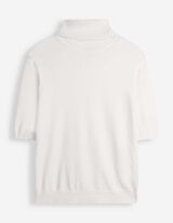 Pullover - Rollkragen - Off-White