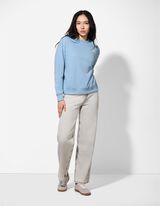 Sweatshirt - Rückenprint - hellblau