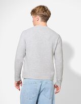 Džemper - Okrugli izrez - sivo