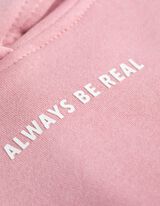 Majica s kapuljačom - Print - ruzicasta