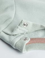 Mikina - Predné vrecko - svetlozelena