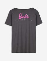 T-shirt - Barbie - donkergrijs