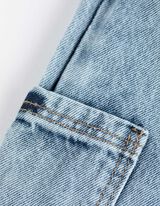 Džínsy - Elastický pás - svetlomodra