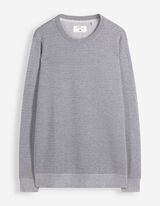 Pullover - mit Struktur - blau