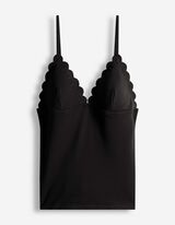 Tankini - Strukturiertes Material - schwarz