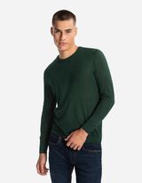 Longsleeve - Fijn breisel - donkergroen