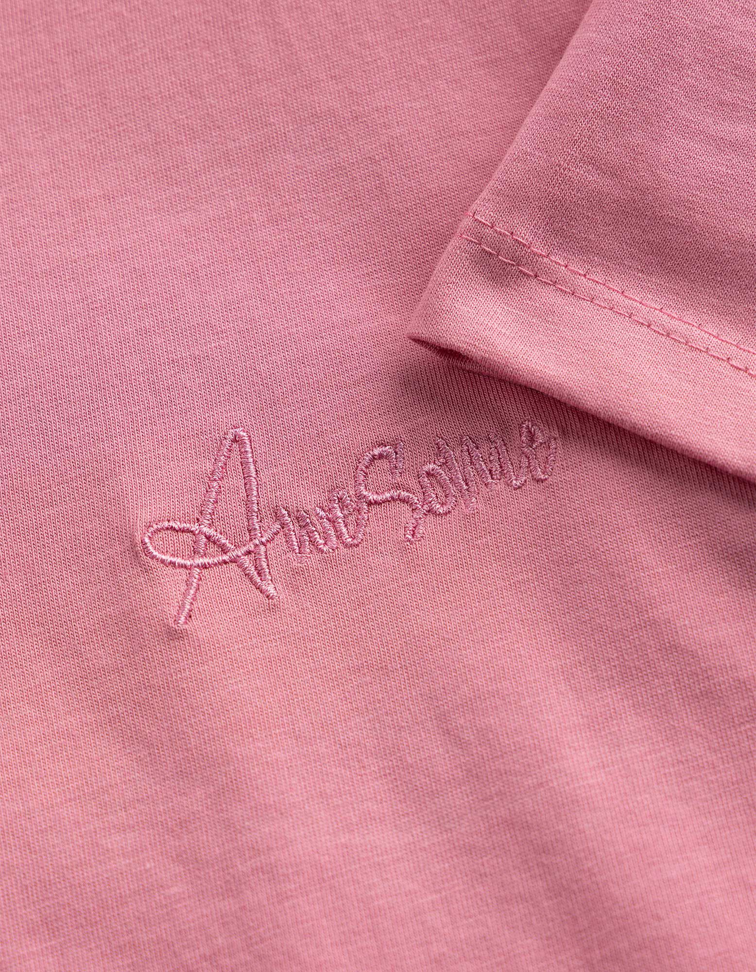 T-Shirt - Stickereien - Rosa