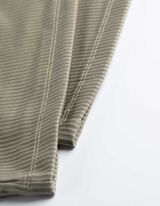 Pantaloni a zampa d'elefante - Coste sottili - verde scuro