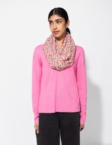 Écharpe tube - Imprimé all-over - Rouge clair