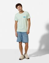 T-shirt - Print - Mintgroen
