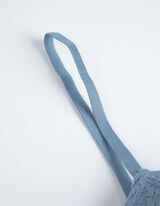 biustonosz push-up - obszycie z koronki - jasny niebieski