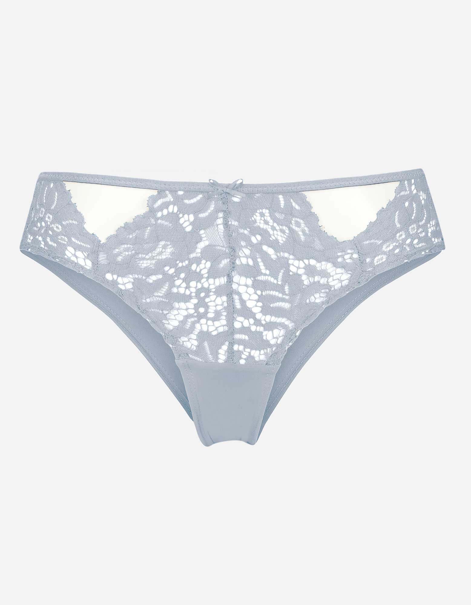 Brazilian - Met kant - lichtblauw