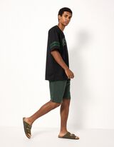 szorty - Regular Fit - Khaki