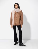 Šál - Viskózová zmes - bezova