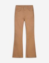Broek - Bootcut fit - lichtbruin