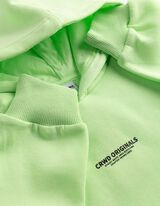 Langarmshirt - Kapuze - hellgr&uuml;n