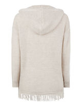 Damen Strickpullover mit Kapuze