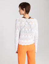 Strickjacke - Lochstrick