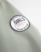 Parka - eemaldatav kunstkarusnahk - tumeroheline