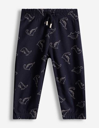 Pantaloni da jogging - Cotone - blu scuro