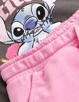 Souprava trička a kalhot - Lilo a Stitch - Str&iacute;brn&aacute;