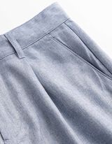 Anzugshose - Wide Fit - hellblau