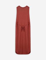 Kleid - Viskose-Mix - dunkelrot