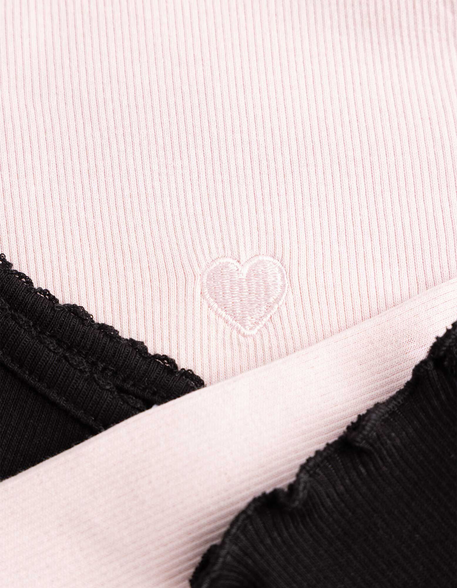 Langarmshirt - Stickerei