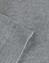 Gebreid overhemd - Viscosemix - grijs