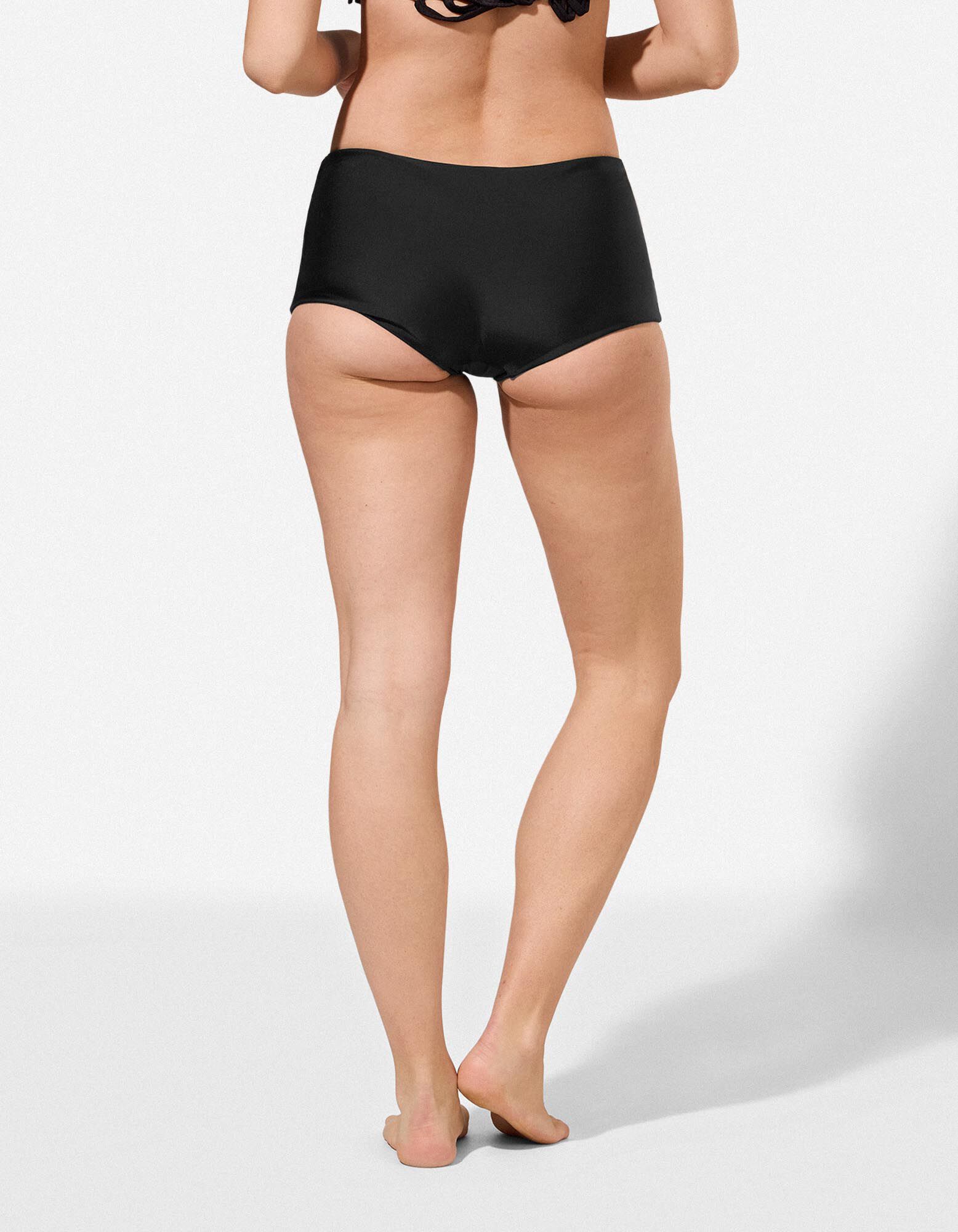 Bikinislip - einfarbig - Schwarz