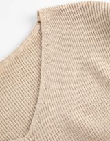 Sweter z dzianiny - mieszanka wiskozowa - bez