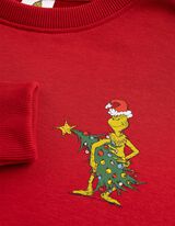 Sweatshirt - Grinch - Rot