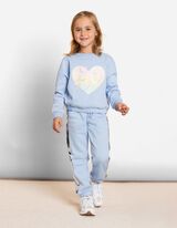 Dukserica - Sa šljokicama - svetlo-plava