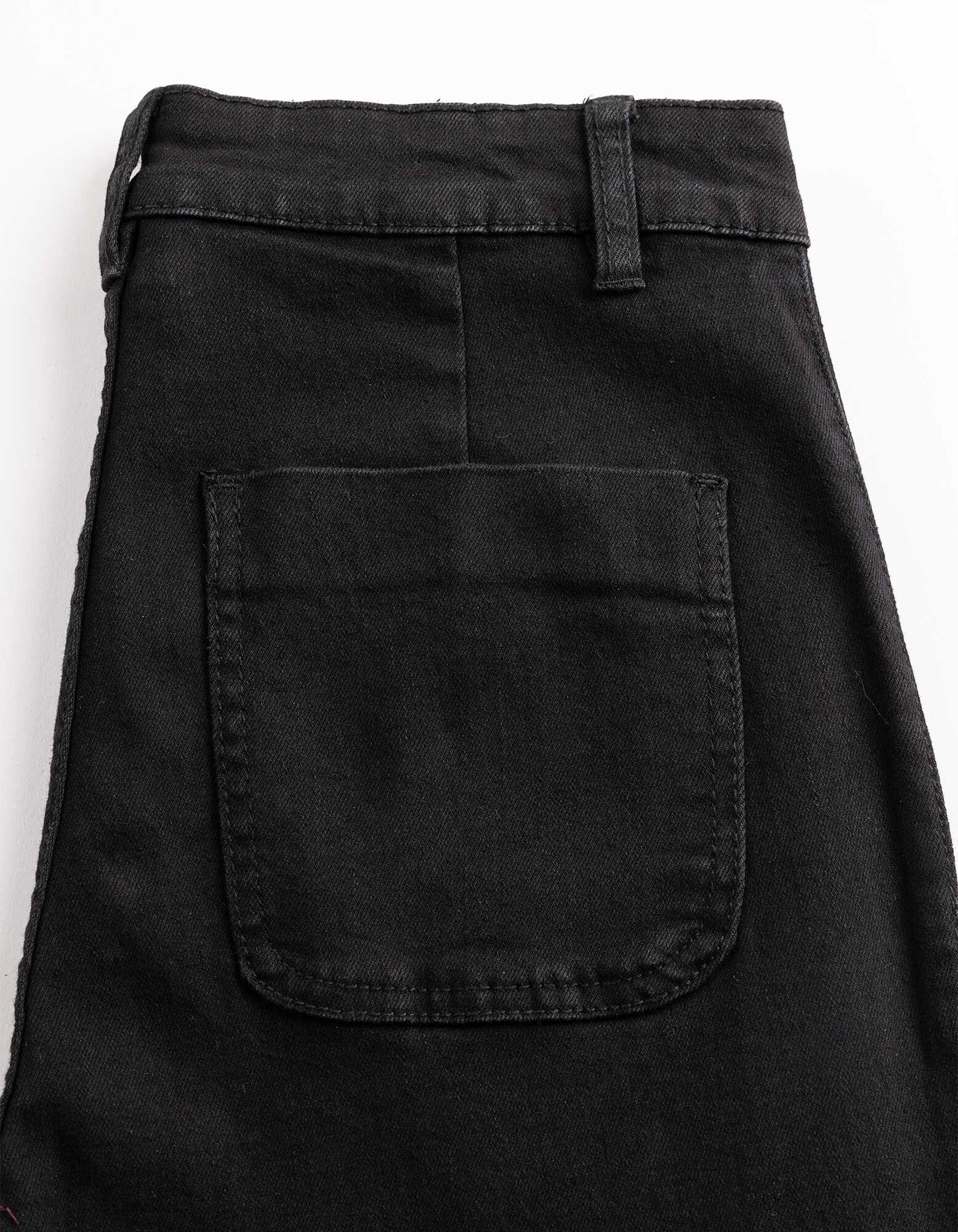 Jeans - High Waist - Schwarz