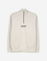 Sweatshirt - Troyer - weiß