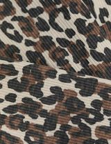 Maglia a manica lunga - Motivo leopardato - beige