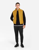 Steppweste - Stehkragen - gelb