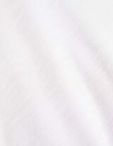 Tričko - Postranní rozparek - bílá