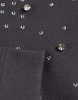 Majica kratkih rukava - Aplikacija - tamno siva