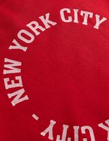 Sweatshirt - R&uuml;ckenprint - rot