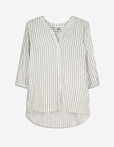 Blouse - LENZING™ ECOVERO™ - donkergroen