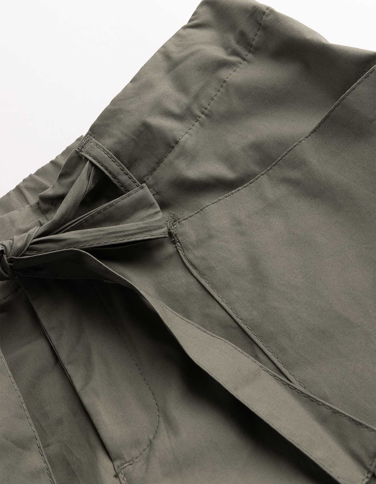 Broek - Geweven stof - groen