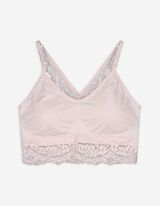Bustier - Met kant - lila
