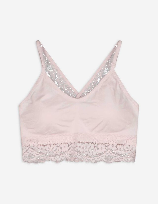 Bustier - Met kant - lila
