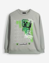 Mikina - Minecraft - Světle zelen&aacute;