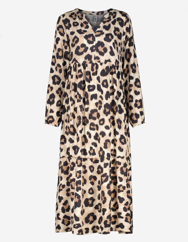 Maxi-jurk - Viscose - beige