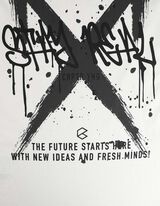 Bluză de corp cu mânecă lungă - Imprimare spate - Alb