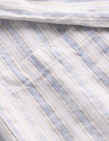 Bluse - Brusttasche - blau