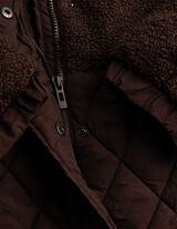 Steppjacke - Dunkelbraun