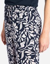 Pantaloni palazzo - LENZING&trade; ECOVERO&trade; - Albastru inchis